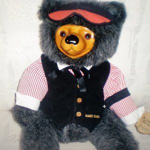 Vintage Robert Raikes Max the River Boat Gambler Bear (1986)